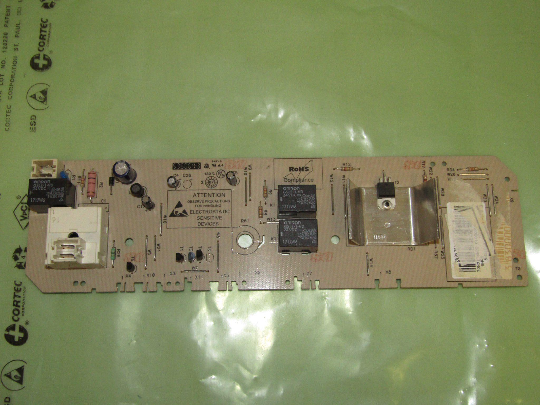 Programsko krmilna elektronika, tip B1/018, pralni stroji proizvajalcev skupine Vestel