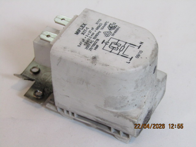 RABLJENO, filter proti motnjam Miflex X17-1/Iskra 1,5MH/470KOHM, zadnji kos, 688050